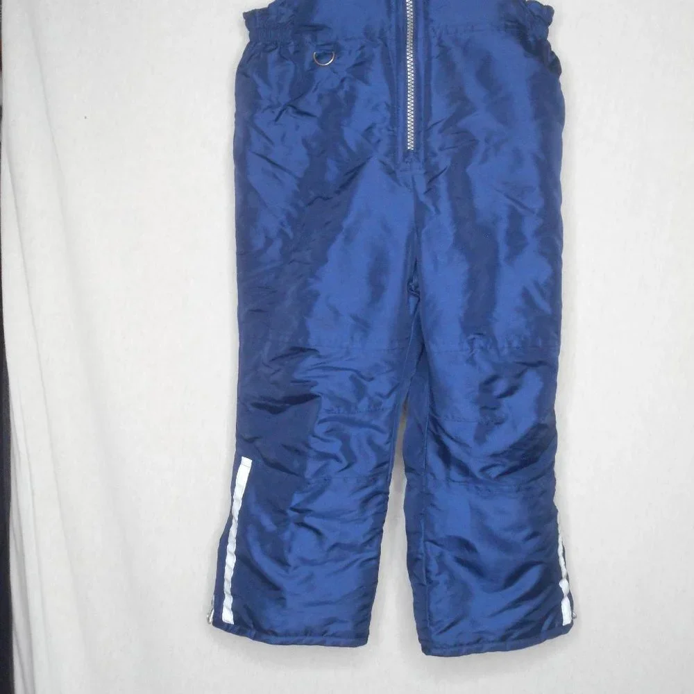 Kids Unisex 3T KRU Blue Bib Snow pants - Picture 2 of 4